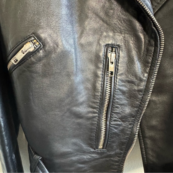Quince Black Genuine Leather Moto Jacket
Size Medium - Picture 6 of 12